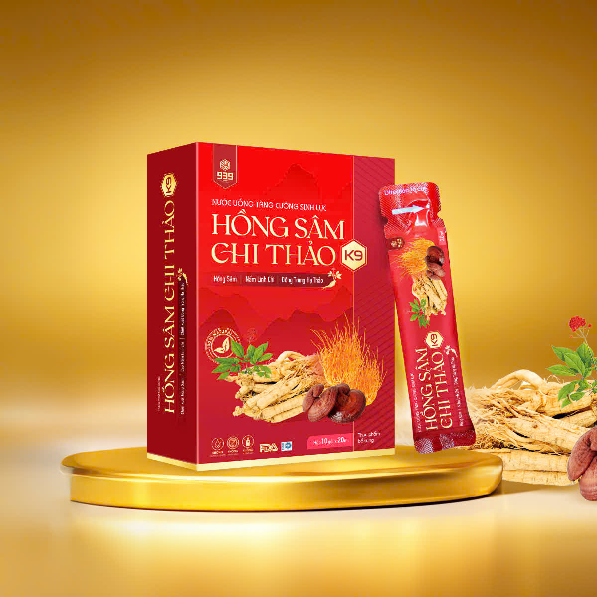 Hồng Sâm Chi Thảo K9 - Lấy lại sức sau bệnh, khỏe lên từ bên trong