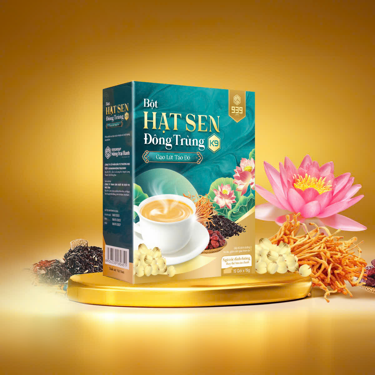 Bữa sáng nhẹ mà đủ chất cùng Bột Hạt Sen